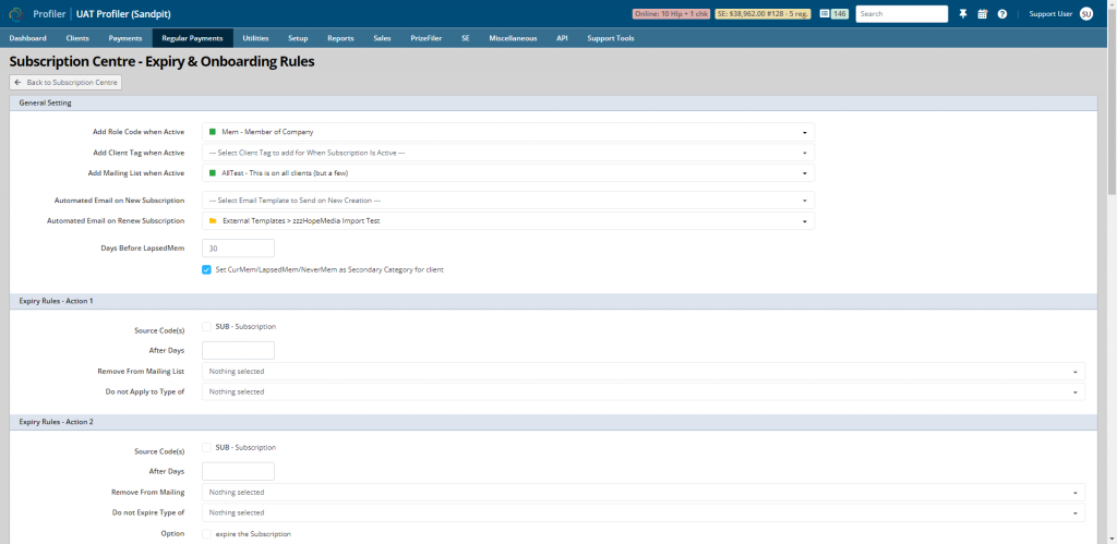 Automation screenshot